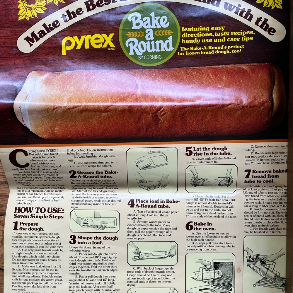 Pyrex Glass Baking Tube with Metal Rack - Picture 3 of 5